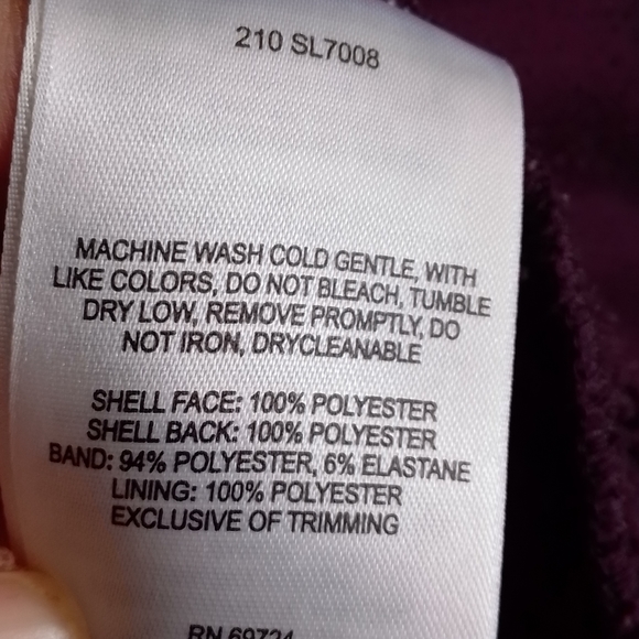 Columbia bugaboo interchange Fleece jacket only 01218 purple medium - Picture 8 of 9